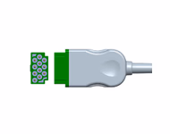 Compatible 5-lead ECG Extension Trunk Cable/Wire (comparable to GE Healthcare 33506) SKU: ET-5004(025)-CV-A