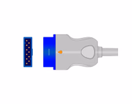 Compatible SpO2 Adapter Cable 2.4m (comparable to GE Healthcare 2027263-002, used with Masimo LNCS Sensors) SKU: SA-015RB-24LS