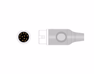 Compatible 3-lead with Defib-Proof (with Resist) ECG Trunk Cable AHA (comparable to Philips M1669A (OEM is AHA/IEC)) SKU: ET-3005R-PH-A