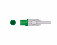 Connector for Compatible 3-lead One-Piece ECG Cable with Snap end (for use with Draeger) AHA