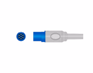 Compatible SpO2 Adapter Cable 2.4m (comparable to Draeger 3375834, used with Nellcor Oxismart Sensors) SKU: SA-028-24