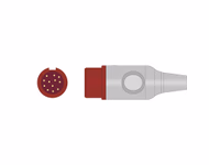 Compatible IBP Adapter Cable (comparable to Mindray 001C-30-70757, used with B.D., Transducer) SKU: IBP-MRA-BD40