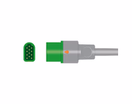 Connector for Compatible 5-lead One-Piece ECG Cable with Grabber/Pinch end (for use with Datascope) AHA