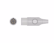 Connector for Compatible 3-lead One-Piece ECG Cable with Grabber/Pinch end (for use with COMBIOMED) AHA
