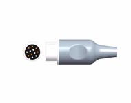 Compatible Fetal Leg Plate (DECG) Cable (2.5m) (comparable to Huntleigh ACC-OBS-022, Used with Kendall Spiral Electrodes) SKU: FDELA-HL02-SKE