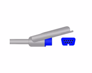 Compatible SpO2 Adapter Cable 3.0m (comparable to Nihon Kohden JL-302T) Reusable SKU: SA-046-30