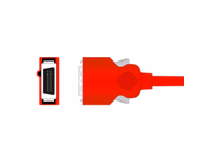 Compatible SpO2 Adapter Cable 2.4m (comparable to Masimo RED MNC(2642), used with Nellcor Oxismart Sensors) SKU: SA-009RB-24