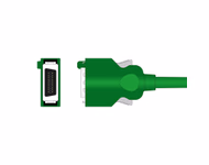 Compatible 3-lead with Defib-Proof (with Resist) ECG Trunk Cable AHA (comparable to Nihon Kohden JC-103TA) SKU: ET-3015R-NKB-A