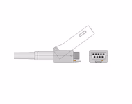 Compatible SpO2 Adapter Cable 2.4m (comparable to Masimo RED MNC(2642), used with Nellcor Oxismart Sensors) Reusable SKU: SA-009RB-24
