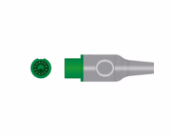 Connector for Compatible 3-lead One-Piece ECG Cable with Snap end (comparable to Fukuda Denshi 0012-00-1192) AHA