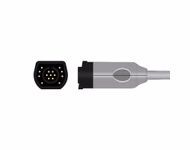 Connector for Compatible 10-lead One-Piece ECG Cable with Grabber/Pinch end (for use with Zoll) AHA