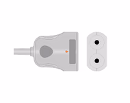 Compatible 2-Channel Temperature Adapter Cable 0.3m (comparable to Nihon Kohden JT-900P, used with: 400 Series Probe) Reusable SKU: TA-NK-2AD03