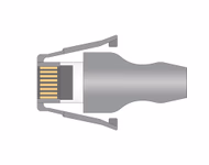 Connector for Compatible EKG Patient Interface Cable 4.6m, for MAXP module (comparable to: GE Healthcare 700044-204)