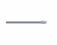 Compatible Adult/Pediatric 1-Tube BP Air Hose, 3.0m (comparable to Ivy Biomedical 2686-00-01, use with: 1-Tube Male Lock Luer Cuff) SKU: BPH-AS30-02M-03M