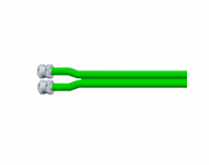 Compatible Neonate 2-Tubes BP Air Hose, 2.5m (with: Female Threaded, use with: 2-Tube Male Luer Slip Cuff) SKU: BPH-ND25-09M-17