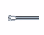 Compatible Adult/Pediatric 2-Tubes BP Air Hose, 2.5m (with: Female Threaded, use with: 2-Tube Screw Cuff) SKU: BPH-AD25-09M-09M