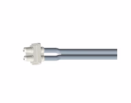 Connector for Compatible Adult/Pediatric 2-Tubes BP Air Hose, 1.5m (comparable to Nihon Kohden YN-100T, use with: 1-Tube Male Submin Cuff)