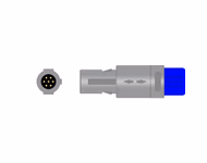 Connector for Compatible Pediatric Soft Tip SpO2 Sensor 3.0m (for use with Bionet, Technology: Nellcor Oxismart)