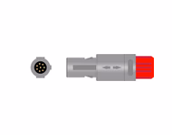 Connector for Compatible IBP Adapter Cable (for use with IGEL, used with Abbott/Medex, Transducer)