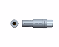 Connector for Compatible 10-lead Diagnostic(EKG) One-Piece ECG Cable with 4mm Banana end (comparable to Welch Allyn RE-PC-AHA-BAN) AHA