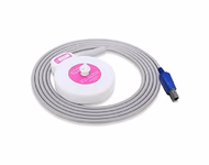 New Original Ultrasonic Transducer - Edan 02.01.210258 12 ultrasound crystals, 1MHz. purplo labelcable,4pin SKU: 02.01.210258