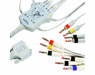 New Original 12-Lead One-Piece ECG Cable, Banana Plug, AHA (MR) - Mindray 040-001642-00 OEM (Box of 1) SKU: 040-001642-00