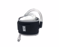 Cylindrical Tourniquet Cuff Single Port/Single Bladder 15 x 2.5" Dark Gray with 30" Tubing Disposable, TPU, with Quick Connector, with Limb Protection Sleeve, 1 Pc / Bag SKU: 10-3006