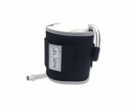 Cylindrical Tourniquet Cuff Single Port/Single Bladder 15" x 4" Gray with 30" Tubing Disposable, TPU, with Quick Connector, with Limb Protection Sleeve, Sterile, 1 Pc / Bag SKU: 10-3810