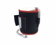 Cylindrical Tourniquet Cuff Single Port/Single Bladder 18" x 4" Red with 30" Tubing Disposable, TPU, with Quick Connector, with Limb Protection Sleeve, Sterile, 1 Pc / Bag SKU: 10-4610
