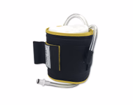 Cylindrical Tourniquet Cuff Single Port/Single Bladder 24" x 4" Yellow with 30" Tubing Disposable, TPU, with Quick Connector, with Limb Protection Sleeve, Sterile, 1 Pc / Bag SKU: 10-6110