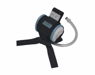Cylindrical Tourniquet Cuff Single Port/Single Bladder 8" x 2.5" Light Blue with 6" Tubing Reusable, TPU, with Quick Connector, with Limb Protection Sleeve, Non-Sterile, 1 Pc / Bag SKU: 51-2006