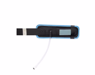 Connector for Cylindrical Tourniquet Cuff Single Port/Single Bladder 8" x 2.5" Light Blue with 6" Tubing