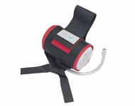 Cylindrical Tourniquet Cuff Single Port/Single Bladder 18" x 4" Red with 6" Tubing Reusable, TPU, with Quick Connector, with Limb Protection Sleeve, Non-Sterile, 1 Pc / Bag SKU: 51-4610