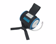 Cylindrical Tourniquet Cuff Single Port/Single Bladder 38" x 4" Teal with 6" Tubing Reusable, TPU, with Quick Connector, with Limb Protection Sleeve, Non-Sterile, 1 Pc / Bag SKU: 51-9610