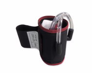 Cylindrical Tourniquet Cuff Dual Port/Single Bladder 12' x 3.5" Dark Purple with 6" Tubing Reusable, TPU, with Quick Connector, with Limb Protection Sleeve, Non-Sterile, 1 Pc / Bag SKU: 61-3009