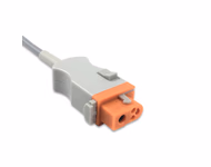 Connector for Compatible Adult/Pediatric 1-Tube BP Air Hose, 2.5m (comparable to Fukuda Denshi OA-80APR1.5(1.5m), use with: 1-Tube Bayonet Cuff)