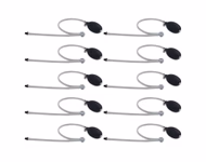 Compatible BP Port Fitting, 2-Tube, Sm Bulb (comparable to Welch Allyn 2-BVC), 10 pcs/bag FlexiPort Tube Set Accessory; Two-Tube (8.0 and 13.0 in / 20.3 and 33.0 cm), Small Inflation Bulb and Premium Valve, Tri-purpose (#5082-168) Connector (s) to FlexiPort Port Adapter; SKU: BPTA-D-G002-54-26