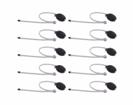 Compatible BP Port Fitting, 2-Tube, Large Bulb (comparable to Welch Allyn 2-BVLC), 10 pcs/bag Two-Tube (8.0 and 13.0 in / 20.3 and 33.0 cm), Large Inflation Bulb and Premium Valve, Tri-purpose (#5082-168) Connector (s) to FlexiPort Port Adapter SKU: BPTA-D-G003-54-26