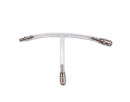 Compatible NIBP Connectors  (comparable to: Pronk Technologies 501-0105) Reusable, 1 Pc / Bag SKU: BPTA-T-02M-01M02M