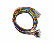 Compatible Reusable EEG Cable Adult/Pediatric (comparable to Mindray 040-001598-00) 10 Leads/set, 0.8m (31.5 in), φ10mm Silver Cup, 1.5mm DIN, 2 Red, 2 Orange, 2 Green, 2 Blue, 2 Pink SKU: EEG-D10-003