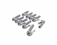 Compatible EKG Adapter, Banana 4mm Female Socket >> Grabber end 10pcs/bag SKU: EKA-BG-10