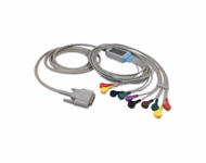 Compatible 10-lead One Piece ECG Cable with Snap End ,AHA,for or Zoncare IMAC 120 (comparable to ECG-FD12) Reusable,DB26PIN,2.1M SKU: EKC10R-ZNC-S-I