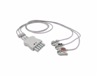 Compatible 3/5-lead ECG Leadwire with Grabber/Pinch end Molded 0.9m AHA (comparable to Mindray 0012-00-1170) Reusable, Limb Lead, Lead Type: Mindray, Shielded SKU: EL-MRB3-90G-A