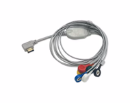 Compatible 7-lead Telemetry ECG Leadwire with Snap end,IEC，for Labtech EC-3H (comparable to Labtech CAB-00L03-06) Reusable，HDMI-connecter,0.7M SKU: EL-TLAB7-70S-I