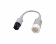 Compatible ECG Adapter (comparable to MAGUIRE Enterprices ME590030G-Philips),0.25m Philips ECG patient cable adapted to mate with ZOLL X, R, M series AAMI 6 pin SKU: ETA-5002-005