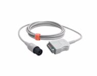 Compatible 5-lead ECG Trunk Cable AHA (comparable to Invivo 9240B) Reusable, Limb + Chest Lead, 3.0m, used with Safety Din Leadwire SKU: ETMR-5002(32)-D-A
