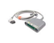 Compatible Multi-Parameter Cable Reusable, 6-lead, Draeger(Single-Pin), AHA/IEC, Limb + Chest Lead, 3.0m, Monitoring, 1 Pc / Bag SKU: ETM-DG(30)-E6ST