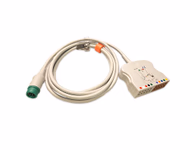 Connector for Compatible 10-lead with Defib-Proof (with Resist) ECG Trunk Cable AHA (comparable to Mindray 0010-30-42721)