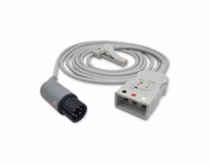 Connector for Compatible 3-lead with Respiratory Rate ECG Trunk Cable AHA (comparable to Philips 453561227251)