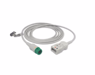 Connector for Compatible 3-lead with Respiratory Rate ECG Trunk Cable AHA (comparable to Mindray 0010-30-42720)